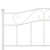 Weißes Bettgestell Nazlife 140x200cm (Metall)