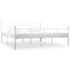 Weißes Bettgestell Nazlife 180x200cm (Metall)