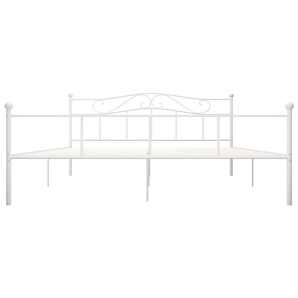 Weißes Bettgestell Nazlife 180x200cm (Metall)