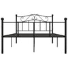 Schwarzes Bettgestell Nazlife 120x200cm (Metall)