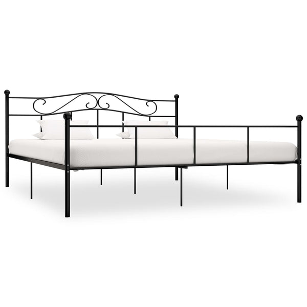 Schwarzes Bettgestell Nazlife 180x200cm (Metall)