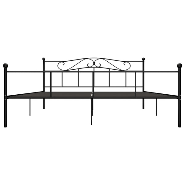 Schwarzes Bettgestell Nazlife 180x200cm (Metall)