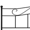 Schwarzes Bettgestell Nazlife 180x200cm (Metall)