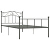Graues Bettgestell Nazlife 100x200cm (Metall)