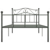 Graues Bettgestell Nazlife 100x200cm (Metall)