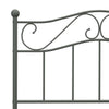 Graues Bettgestell Nazlife 100x200cm (Metall)