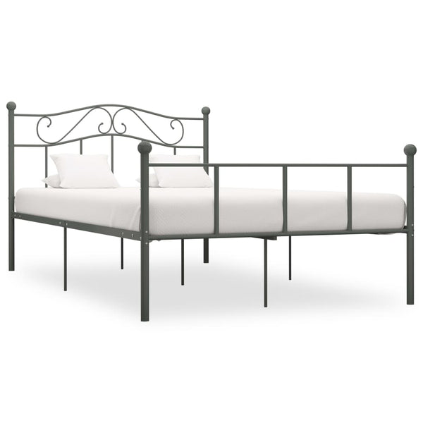 Graues Bettgestell Nazlife 160x200cm (Metall)