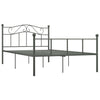 Graues Bettgestell Nazlife 160x200cm (Metall)