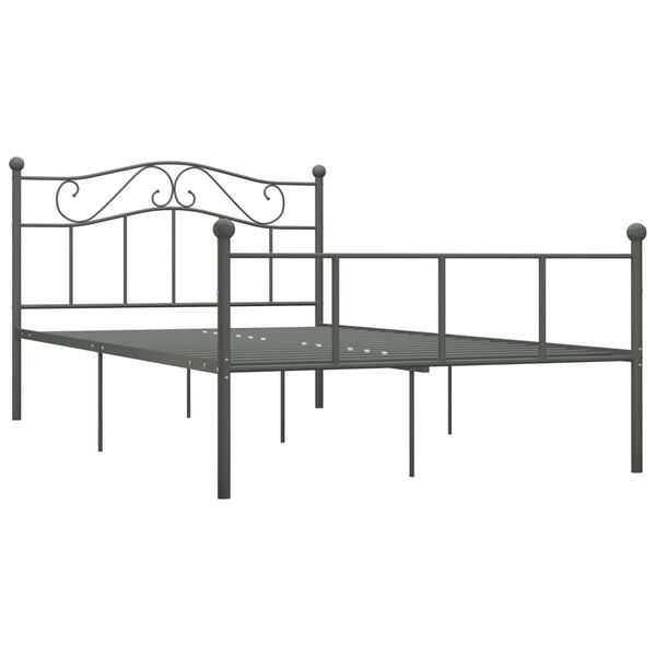Graues Bettgestell Nazlife 160x200cm (Metall)