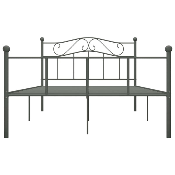 Graues Bettgestell Nazlife 160x200cm (Metall)