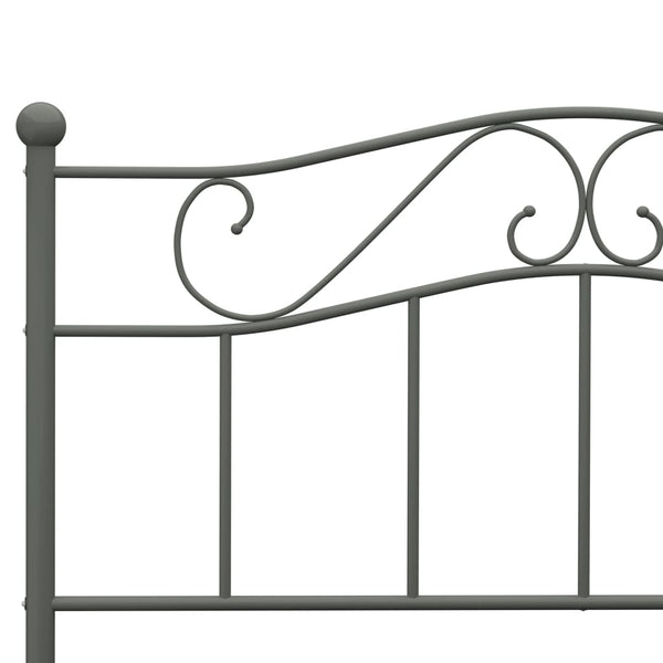 Graues Bettgestell Nazlife 160x200cm (Metall)