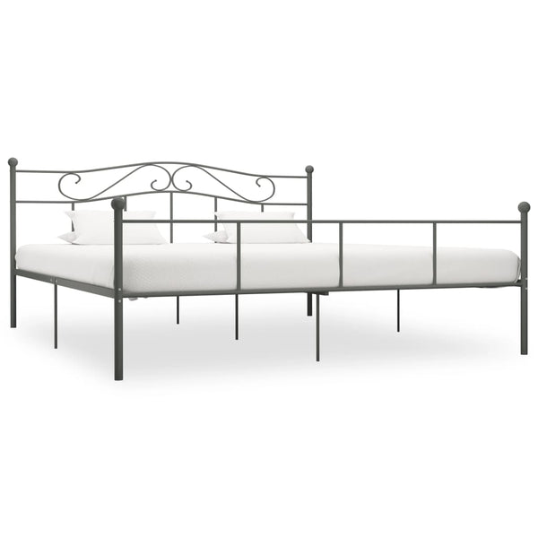 Grauer Bettrahmen Nazlife 180x200cm (Metall)