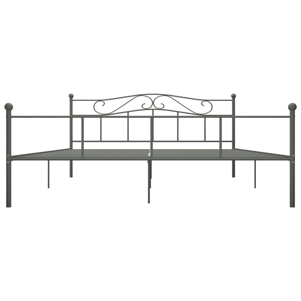 Grauer Bettrahmen Nazlife 180x200cm (Metall)