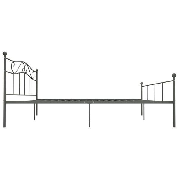 Grauer Bettrahmen Nazlife 180x200cm (Metall)