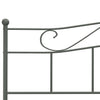 Grauer Bettrahmen Nazlife 180x200cm (Metall)