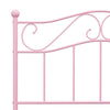 Pinkfarbenes Bettgestell Nazlife 90x200cm (Metall)