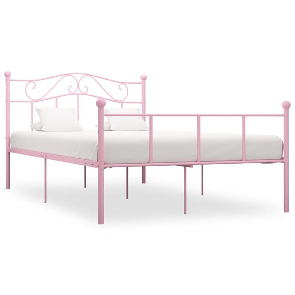 Rosa Bettrahmen Nazlife 120x200cm (Metall)