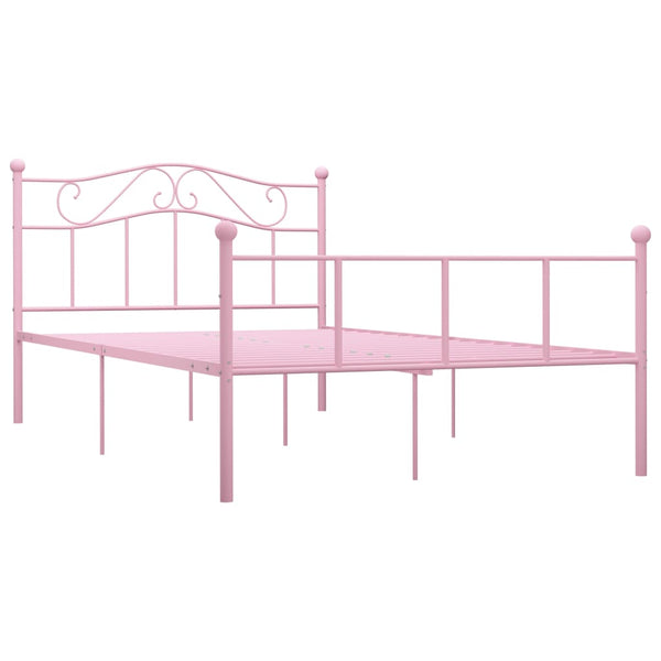 Rosa Bettrahmen Nazlife 120x200cm (Metall)