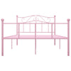 Rosa Bettrahmen Nazlife 120x200cm (Metall)