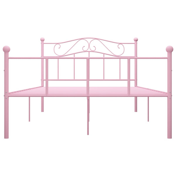 Rosa Bettrahmen Nazlife 120x200cm (Metall)