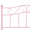 Rosa Bettrahmen Nazlife 120x200cm (Metall)