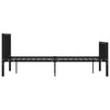 Schwarzes Bettgestell Iamandei 120x200cm (Metall)