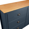 Graue Kommode Hill Valerina 125x40x80cm (Kiefer)