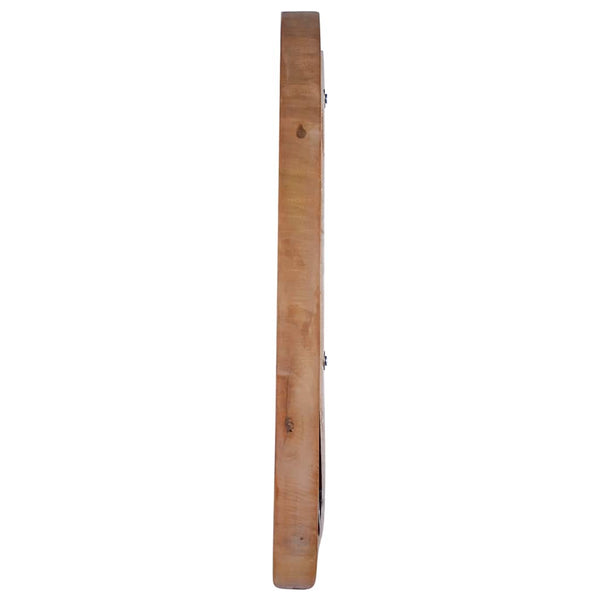 Teak-Wandspiegel Fotino 40cm (rund)