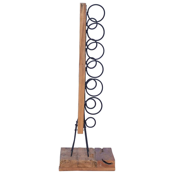 Viinipulloteline Clemance 35x35x100cm (6 pullolle, tiikki)
