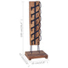 Viinipulloteline Clemance 35x35x100cm (6 pullolle, tiikki)