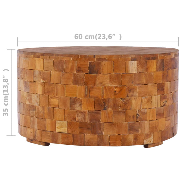 Sohvapöytä Volosciuc 60x60x35cm (tiikki)