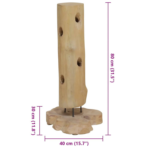 Viinipulloteline Hamit 40x30x80cm (8 pullolle tiikki)