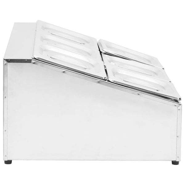 Edelstahl Gastronorm Gestell Balc GN 1/6 (6 Stück)