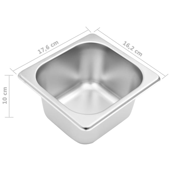 Edelstahl Gastronorm Gestell Balc GN 1/6 (6 Stück)