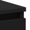 Schwarzer Schreibtisch Lupui 90x45x76cm (Holz)