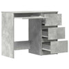 Betongrauer Schreibtisch Lupui 90x45x76cm (Holz)