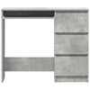 Betongrauer Schreibtisch Lupui 90x45x76cm (Holz)