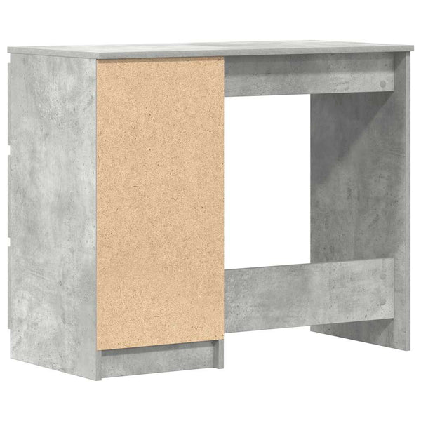 Betongrauer Schreibtisch Lupui 90x45x76cm (Holz)