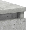 Betongrauer Schreibtisch Lupui 90x45x76cm (Holz)