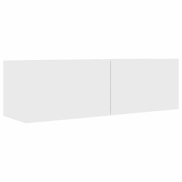 Weißes TV-Lowboard Jayde 100x30x30cm (Holz)