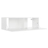 Weißes TV-Lowboard Jayde 100x30x30cm (Holz)