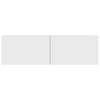 Weißes TV-Lowboard Jayde 100x30x30cm (Holz)