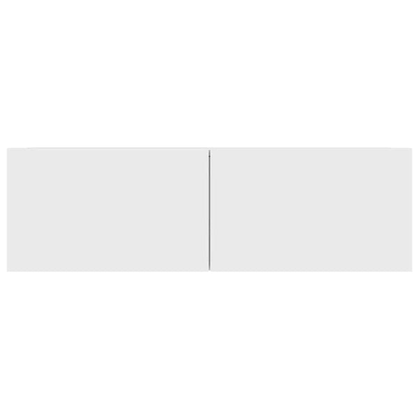 Weißes TV-Lowboard Jayde 100x30x30cm (Holz)
