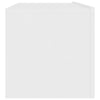 Weißes TV-Lowboard Jayde 100x30x30cm (Holz)