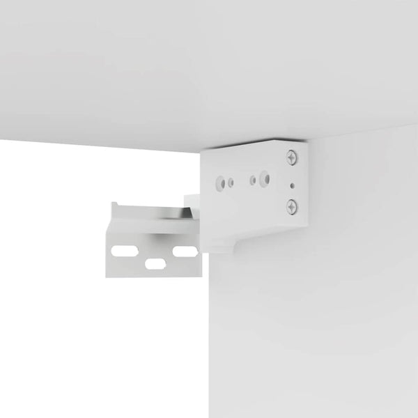 Weißes TV-Lowboard Jayde 100x30x30cm (Holz)