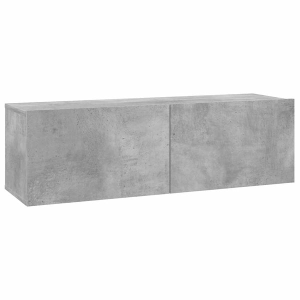 Betongraues TV-Board Jayde 100x30x30cm (Holz)