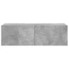 Betongraues TV-Board Jayde 100x30x30cm (Holz)