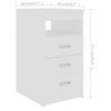 Weißer Slavita Schubladenschrank 40x50x76cm (Holz)