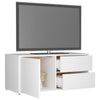 Weißes TV-Lowboard Gloria 80x34x36cm (Holz)
