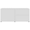 Weißes TV-Lowboard Gloria 80x34x36cm (Holz)